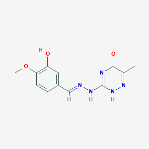molecular formula C12H13N5O3 B7749650 CID 9704121 