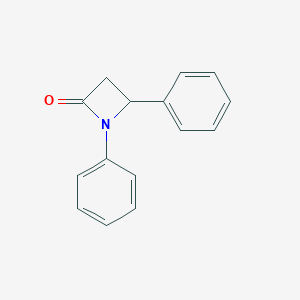 molecular formula C15H13NO B077501 1,4-二苯基-2-氮杂环丁酮 CAS No. 13474-22-1