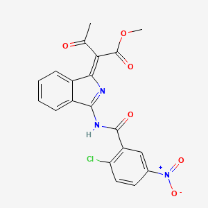 molecular formula C20H14ClN3O6 B7750221 CID 1629757 