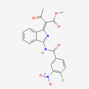 molecular formula C20H14ClN3O6 B7750223 CID 1629759 