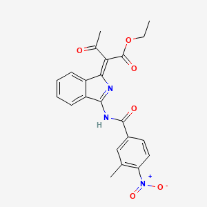 molecular formula C22H19N3O6 B7750252 CID 1629802 