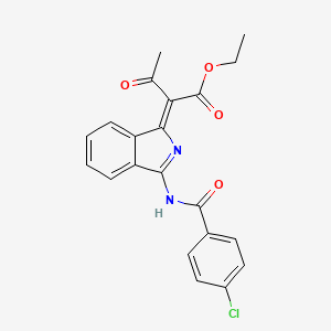 molecular formula C21H17ClN2O4 B7750259 CID 1629804 