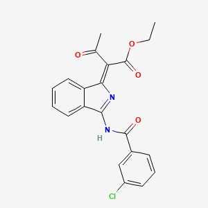 molecular formula C21H17ClN2O4 B7750266 CID 2240546 