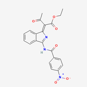 molecular formula C21H17N3O6 B7750278 CID 1629818 