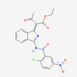 molecular formula C21H16ClN3O6 B7750282 CID 1629823 