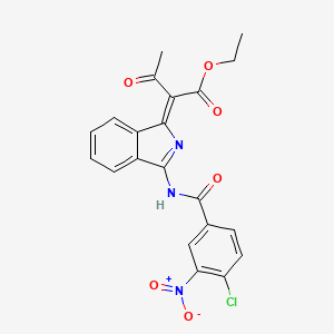 molecular formula C21H16ClN3O6 B7750284 CID 1629825 