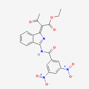 molecular formula C21H16N4O8 B7750297 CID 1629831 