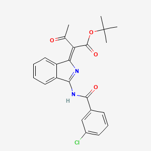 molecular formula C23H21ClN2O4 B7750347 CID 1629881 