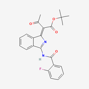 molecular formula C23H21FN2O4 B7750355 CID 1629884 