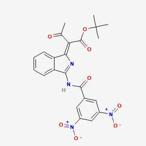 molecular formula C23H20N4O8 B7750391 CID 18590630 