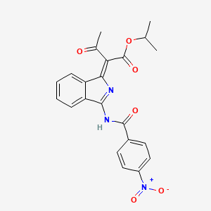 molecular formula C22H19N3O6 B7750405 CID 18590631 