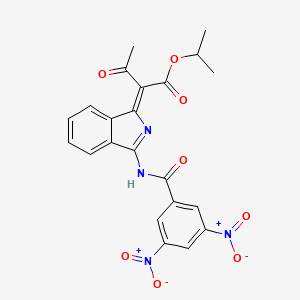 molecular formula C22H18N4O8 B7750408 CID 18590633 