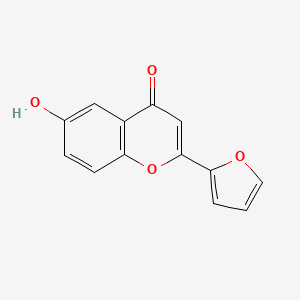 molecular formula C13H8O4 B7750572 2-(furan-2-yl)-6-hydroxy-4H-chromen-4-one 
