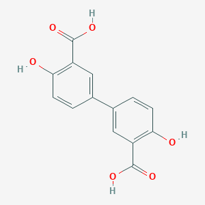 molecular formula C14H10O6 B077506 4,4'-二羟基联苯-3,3'-二羧酸 CAS No. 13987-45-6