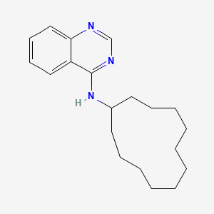 molecular formula C20H29N3 B7750902 N-cyclododecylquinazolin-4-amine 