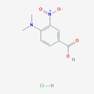 molecular formula C9H11ClN2O4 B7751181 4-(Dimethylamino)-3-nitrobenzoic acid hydrochloride 