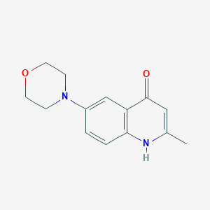 molecular formula C14H16N2O2 B7751200 2-Methyl-6-morpholinoquinolin-4-ol 