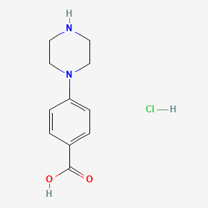 molecular formula C11H15ClN2O2 B7751251 4-哌嗪-1-基苯甲酸盐酸盐 