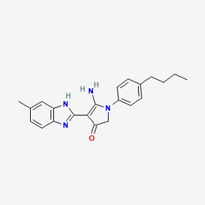 molecular formula C22H24N4O B7751490 CID 9122894 