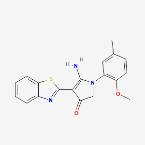 molecular formula C19H17N3O2S B7751529 CID 7453589 