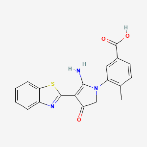 molecular formula C19H15N3O3S B7751536 CID 7453594 