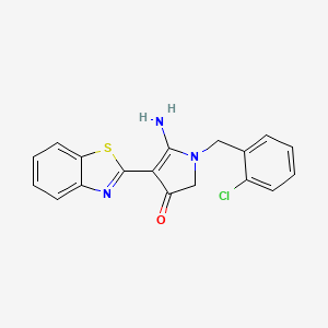 molecular formula C18H14ClN3OS B7751568 CID 7454185 