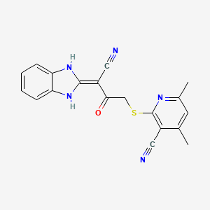 molecular formula C19H15N5OS B7751643 CID 7214688 