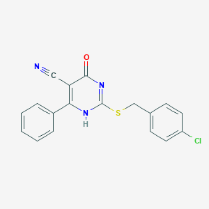 molecular formula C18H12ClN3OS B7751745 CID 9123027 