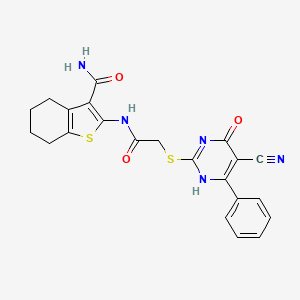 molecular formula C22H19N5O3S2 B7751758 CID 16957673 