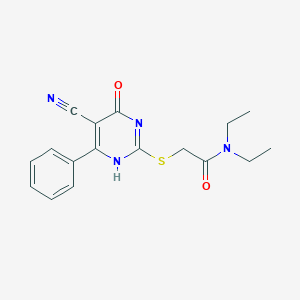 molecular formula C17H18N4O2S B7751761 CID 9123038 