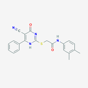 molecular formula C21H18N4O2S B7751794 CID 9123059 