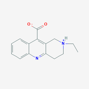 molecular formula C15H16N2O2 B7751985 2-Ethyl-1,2,3,4-tetrahydrobenzo[b][1,6]naphthyridin-2-ium-10-carboxylate 