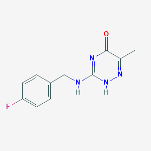 molecular formula C11H11FN4O B7752257 CID 6462389 