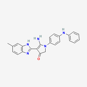 molecular formula C24H21N5O B7752750 CID 7540392 