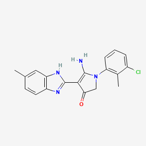 molecular formula C19H17ClN4O B7752754 CID 7540397 