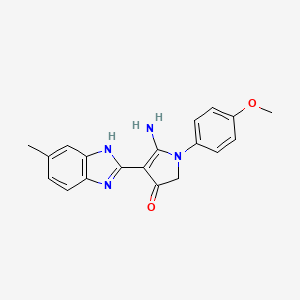 molecular formula C19H18N4O2 B7752765 CID 7540419 