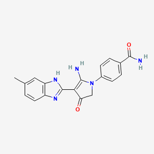 molecular formula C19H17N5O2 B7752772 CID 7540428 