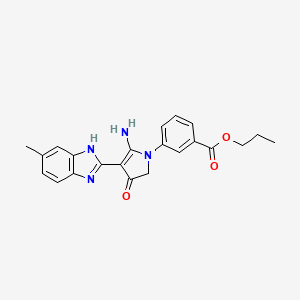 molecular formula C22H22N4O3 B7752785 CID 7540486 