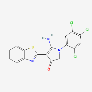 molecular formula C17H10Cl3N3OS B7752808 CID 18593797 