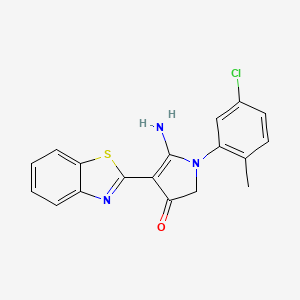 molecular formula C18H14ClN3OS B7752815 CID 7453598 