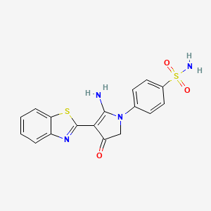 molecular formula C17H14N4O3S2 B7752825 CID 7453602 