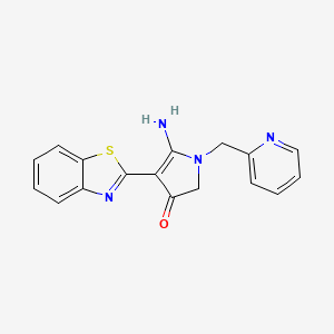 molecular formula C17H14N4OS B7752842 CID 16461775 