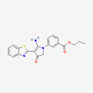 molecular formula C21H19N3O3S B7752866 CID 7453610 