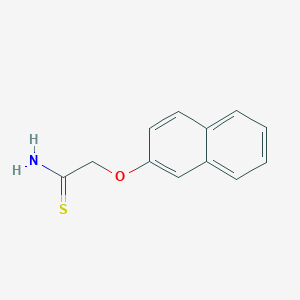 molecular formula C12H11NOS B7753067 2-(Naphthalen-2-yloxy)ethanethioamide CAS No. 35368-50-4