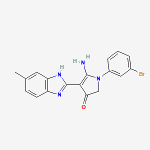 molecular formula C18H15BrN4O B7753289 CID 7540423 