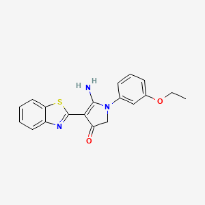 molecular formula C19H17N3O2S B7753322 CID 7453587 