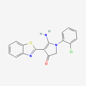 molecular formula C17H12ClN3OS B7753324 CID 7453590 