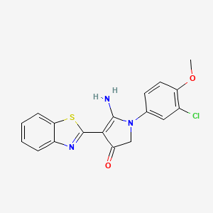 molecular formula C18H14ClN3O2S B7753326 CID 7453595 
