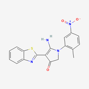 molecular formula C18H14N4O3S B7753329 CID 7453600 