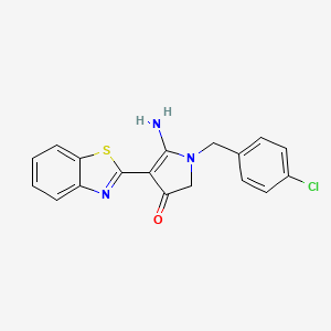 molecular formula C18H14ClN3OS B7753353 CID 7454183 